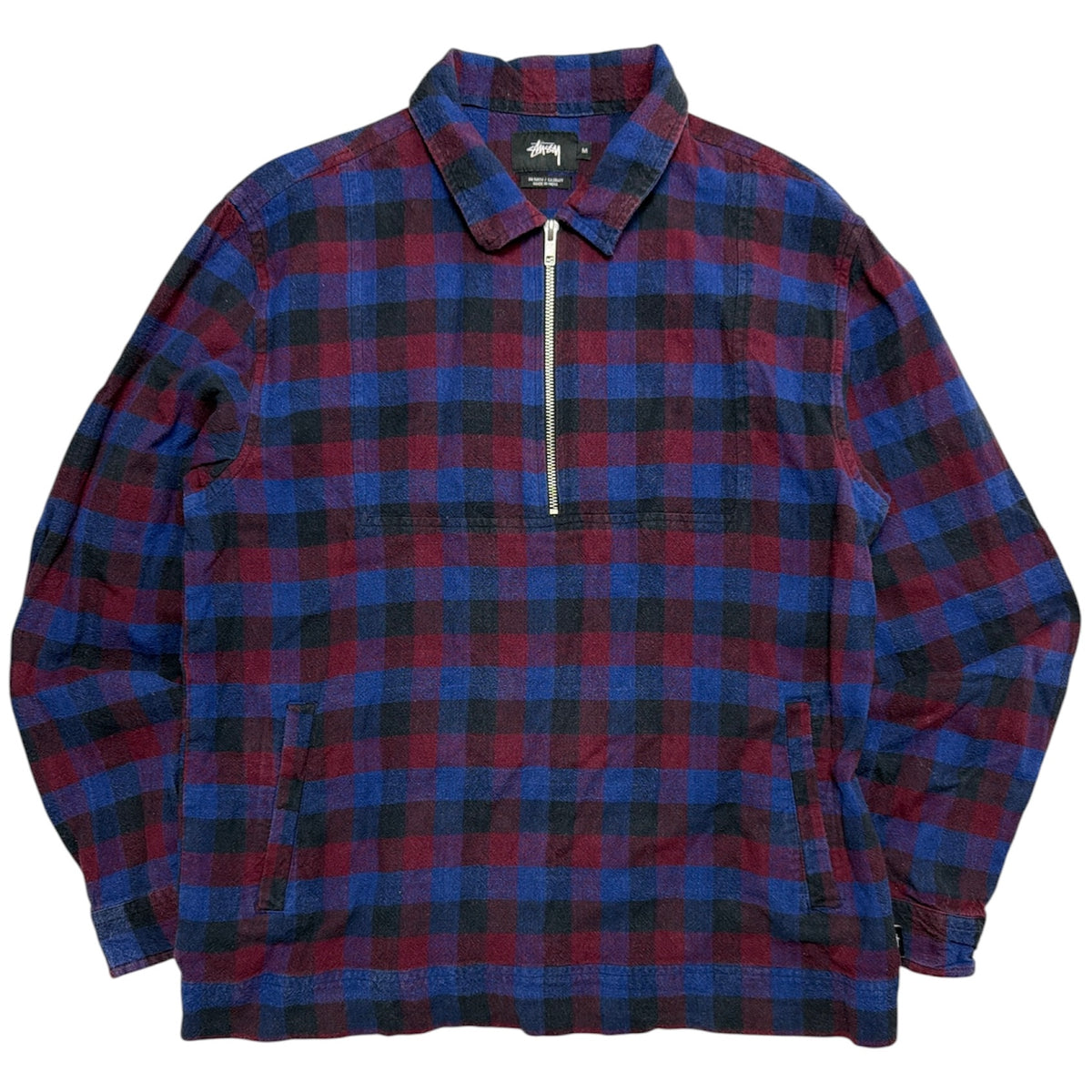 Stüssy plaid over shirt (M)